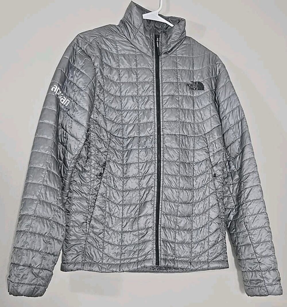 The North Face ThermoBall Trekker Jacket Men's S Gray Appian Logo NF0A3LH2